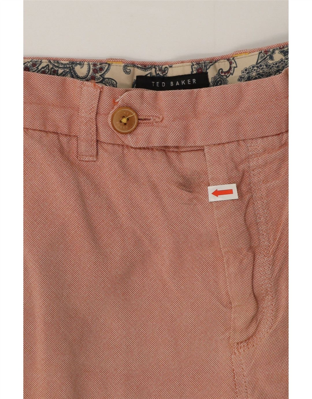 Мужские шорты чинос Ted Baker W36, большие розовые
