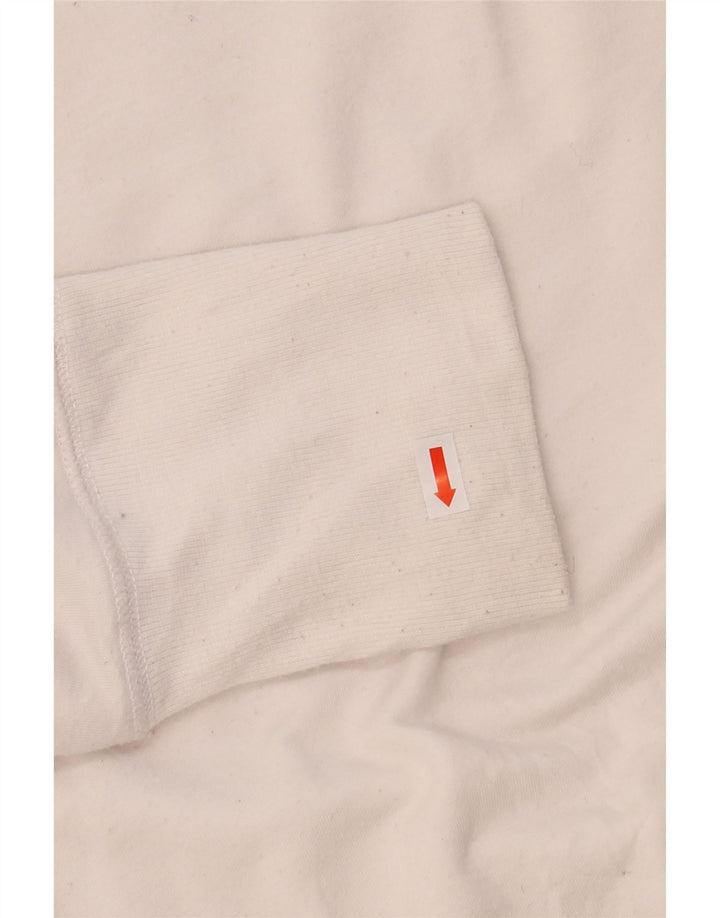 REEBOK Mens Sweatshirt Jumper XL White Polyester Vintage Reebok and Second-Hand Reebok from Messina Hembry 