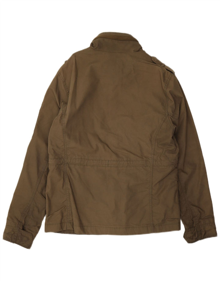 Мужская куртка в стиле милитари Superdry UK 40, большой размер, цвет хаки, хлопок