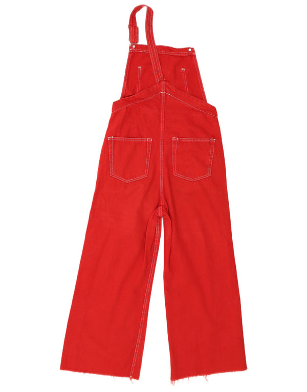 Женские укороченные комбинезоны Topshop UK 8 Small W26 L24 Красный хлопок