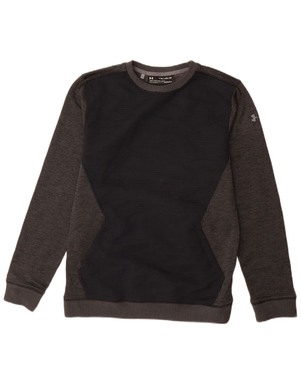 Свитшот Cold Gear для мальчиков UNDER ARMOR, джемпер, 13–14 лет, размер XL, серый