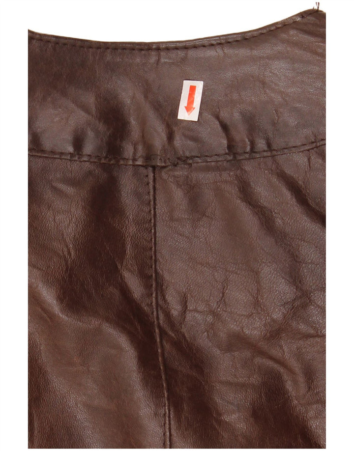 Винтажная женская кожаная косуха IT 44 Medium Brown Leather