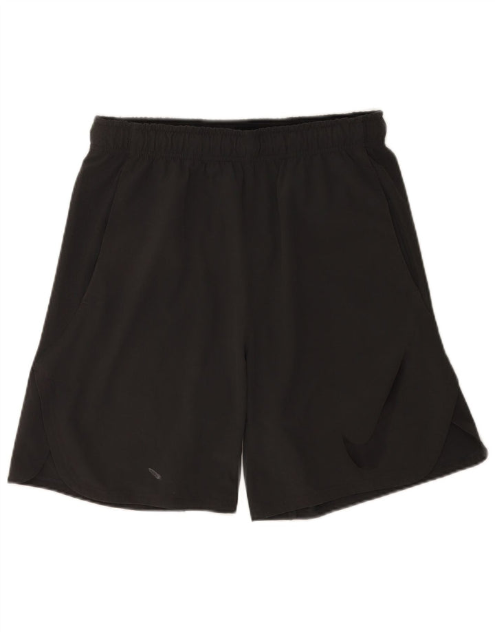 Мужские спортивные шорты Nike Dri Fit с графикой, средний серый полиэстер