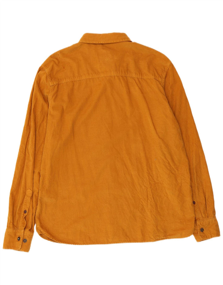 Мужская вельветовая рубашка Fat Face, большой размер, бежевый хлопок