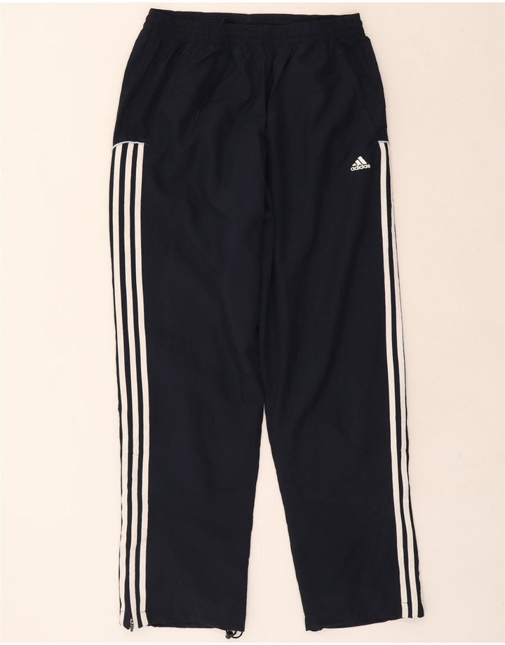 ADIDAS Mens Tracksuit Trousers UK 40/42 Medium Navy Blue Polyester Vintage Adidas and Second-Hand Adidas from Messina Hembry 