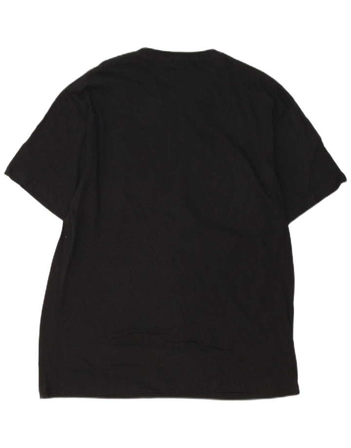 Мужская футболка с рисунком Hard Rock Cafe в Праге, большой черный хлопковый топ