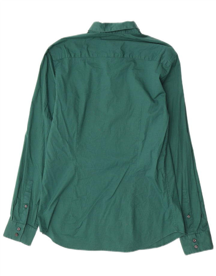 CALVIN KLEIN Мужская рубашка приталенного кроя, большая зеленая