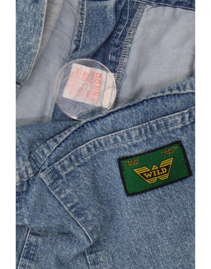 Женская джинсовая юбка Wild IT 40, маленькая W28, синяя, хлопок