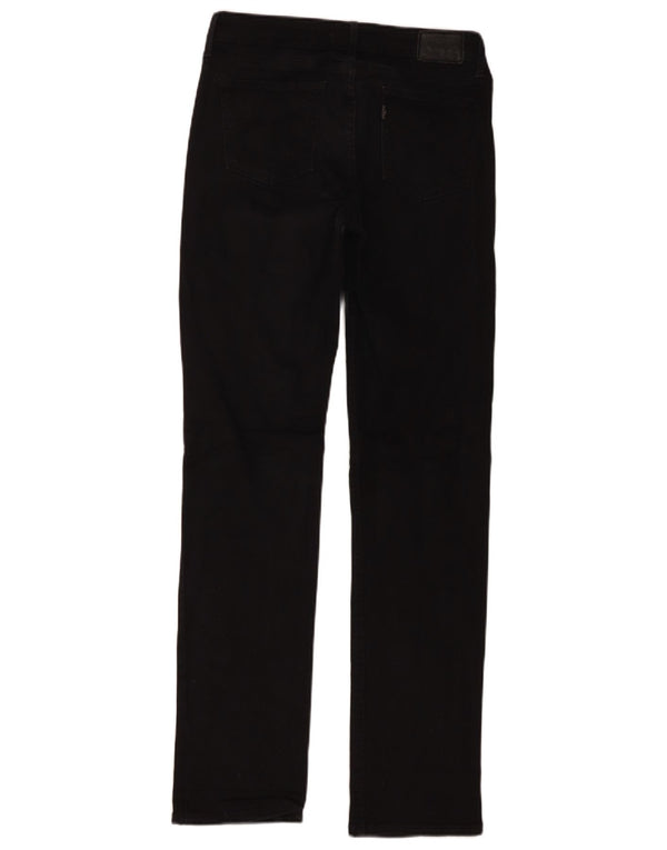 Женские прямые джинсы Levi's 714 W28 L32, черный хлопок