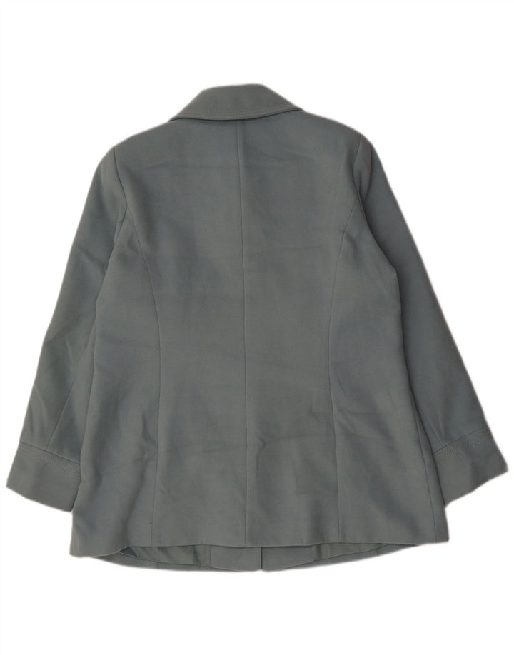 Женский пиджак CLASSIC на 4 пуговицах, Великобритания 18 XL, синий полиэстер