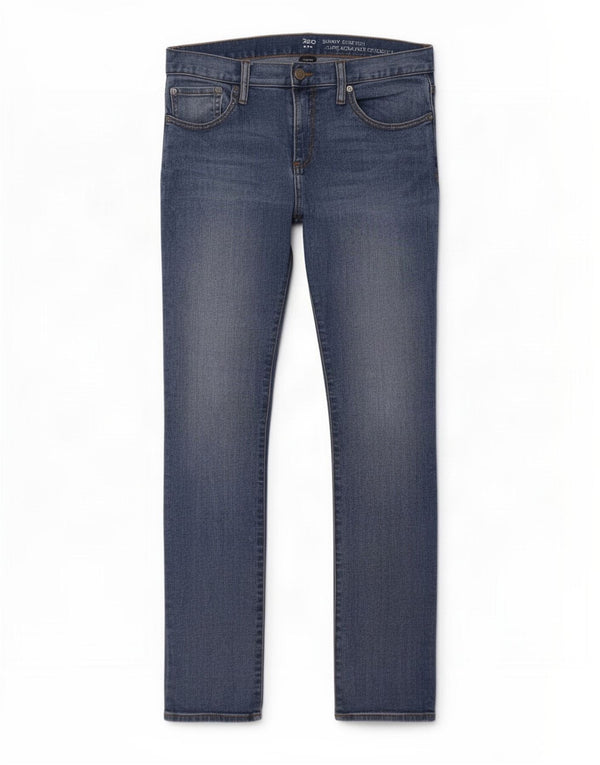 Мужские джинсы скинни Gap W30 L32 синие, хлопок