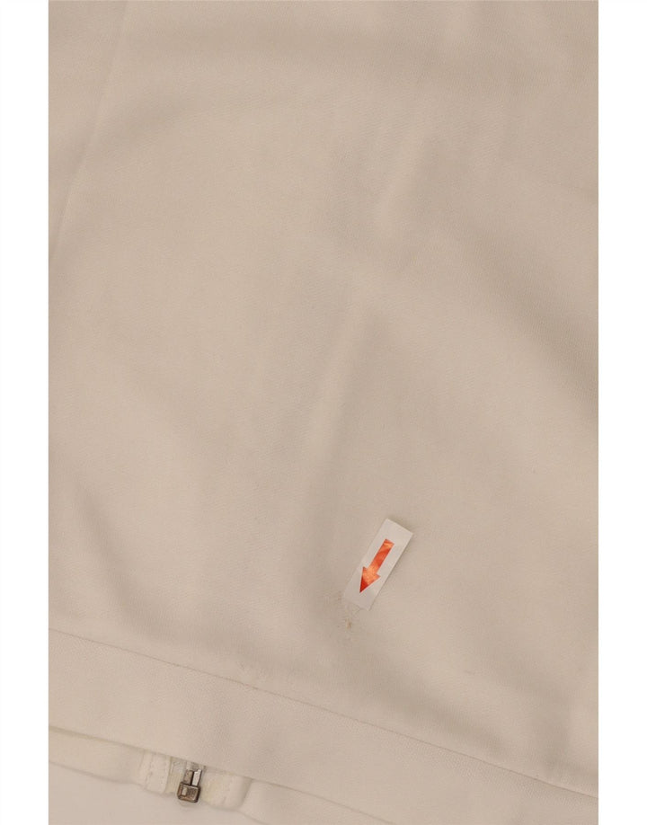 Женский укороченный спортивный костюм большого размера Puma UK 10, маленький белый полиэстер