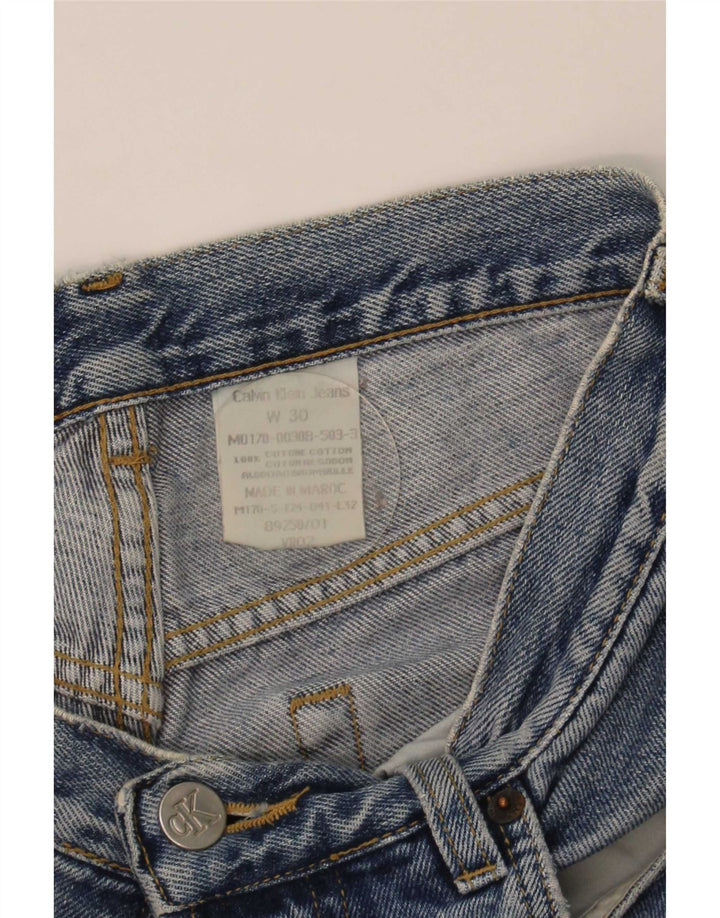 Мужские прямые джинсы Calvin Klein W30 L29, синий хлопок