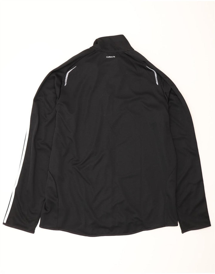 Мужская спортивная куртка Adidas Climalite 2XL, черный полиэстер