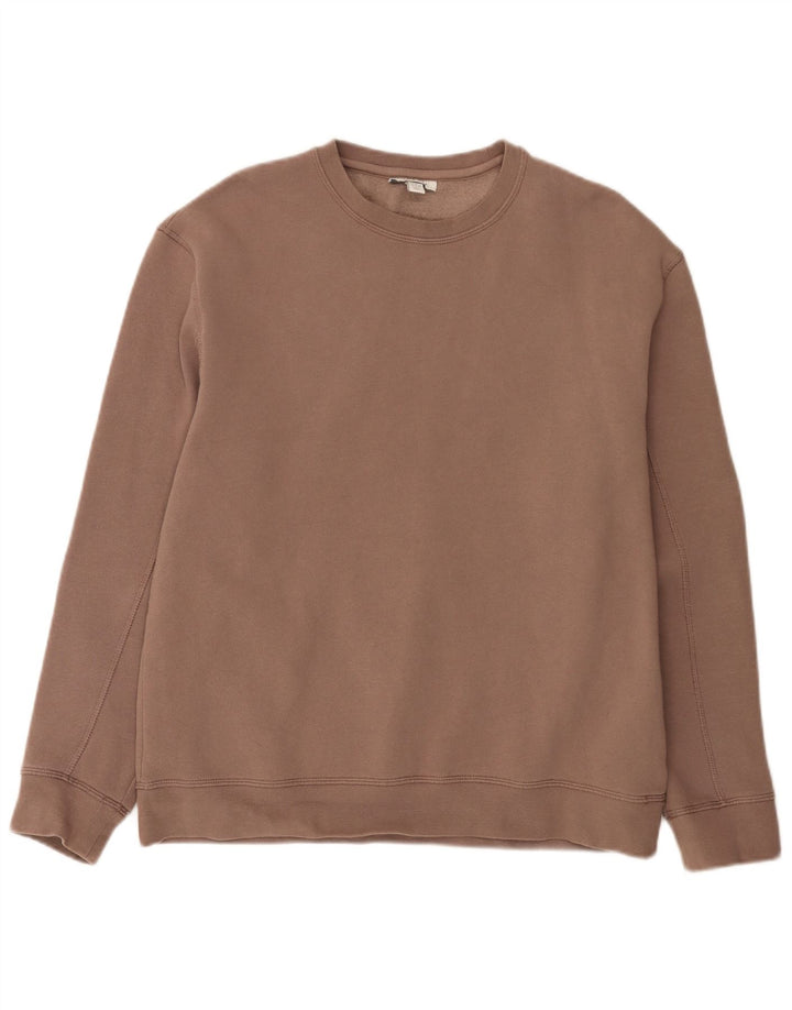 Женский свитер Topshop UK 14, хлопковый средний коричневый цвет