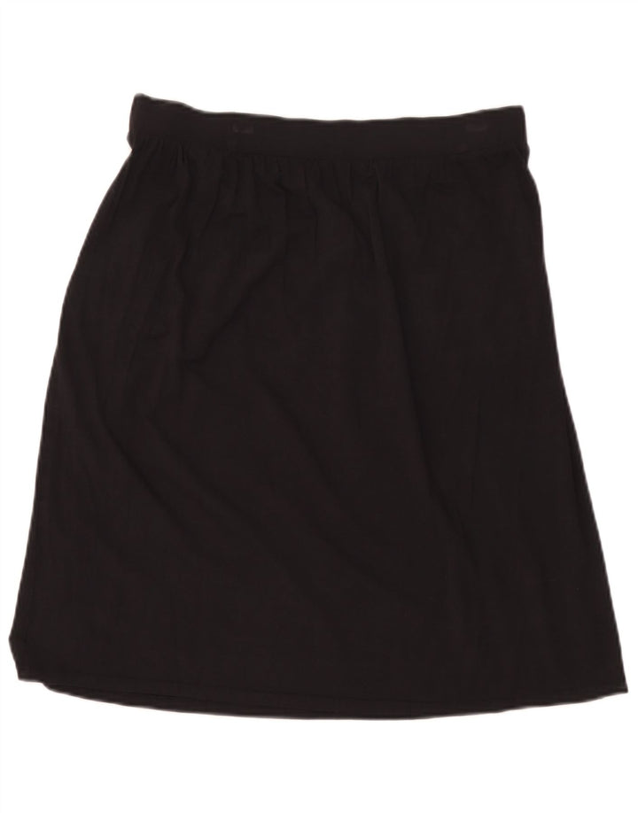 Женская юбка-трапеция Marks & Spencer UK 14 Medium W30 Черная вискоза
