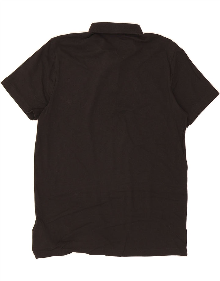 PUMA Mens Polo Shirt Large Black Cotton Vintage Puma and Second-Hand Puma from Messina Hembry 