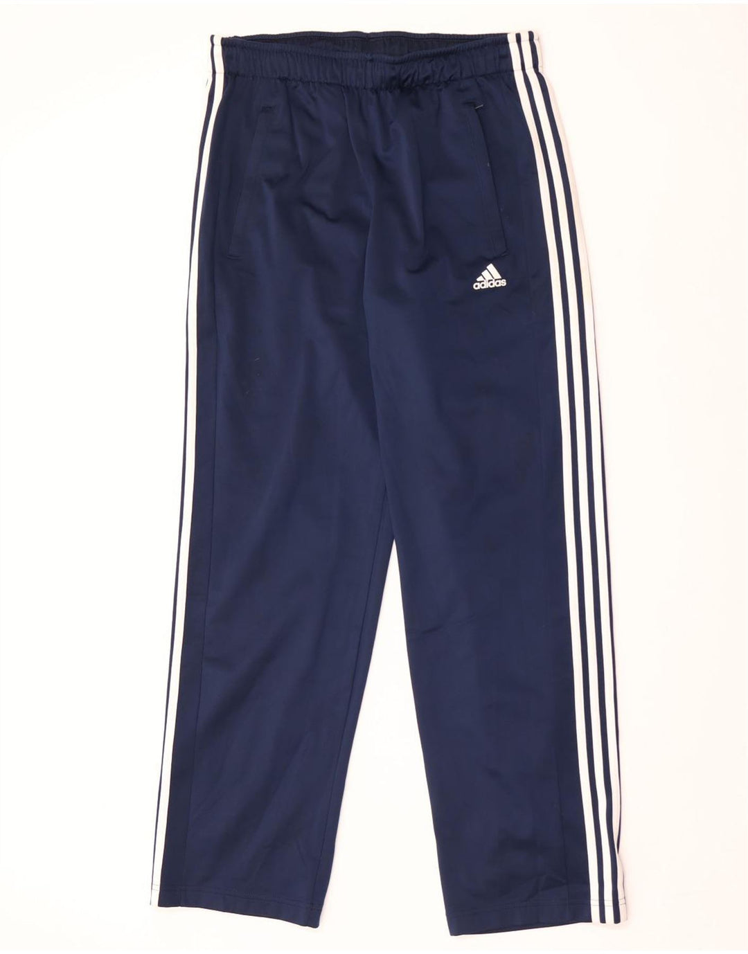 Мужские спортивные брюки Adidas Climalite, большие темно-синие брюки из полиэстера