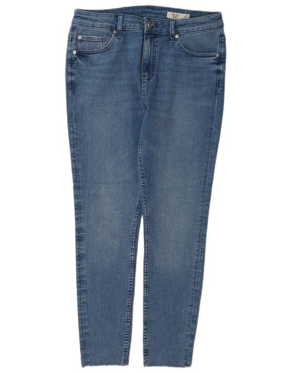 Женские джинсы скинни Marks & Spencer The Ivy UK 12 Medium W30 L27 Синие