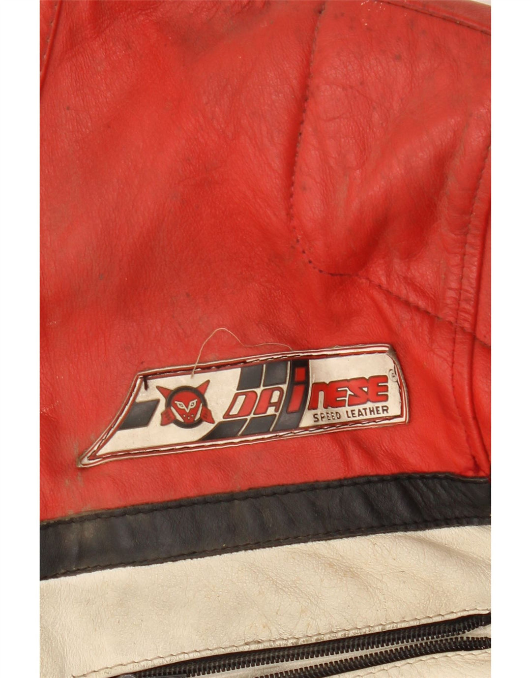 Мужская байкерская куртка DAINESE IT 54 2XL, разноцветная кожа с цветными блоками