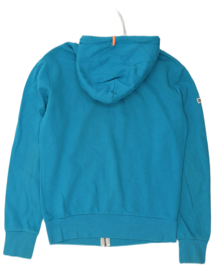 Мужской свитер с капюшоном на молнии Superdry, большой синий, хлопок