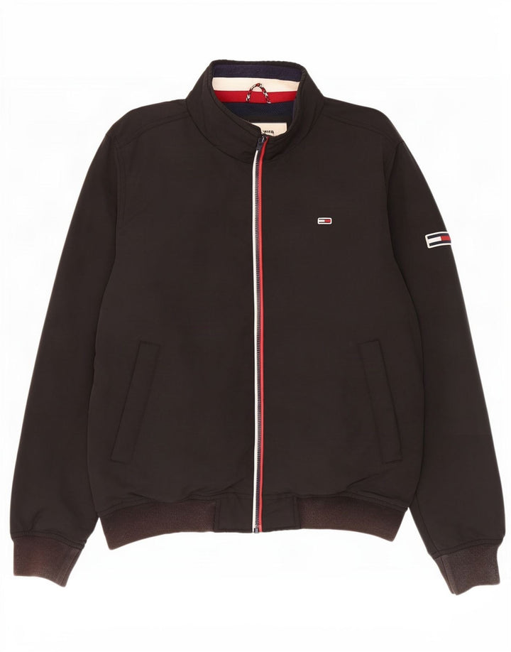 Мужской бомбер Tommy Hilfiger UK 40, большой черный нейлон