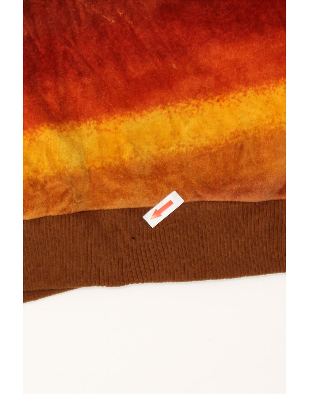 Винтажный женский бархатный свитер-свитшот, Великобритания, 14, средний, в разноцветную полоску