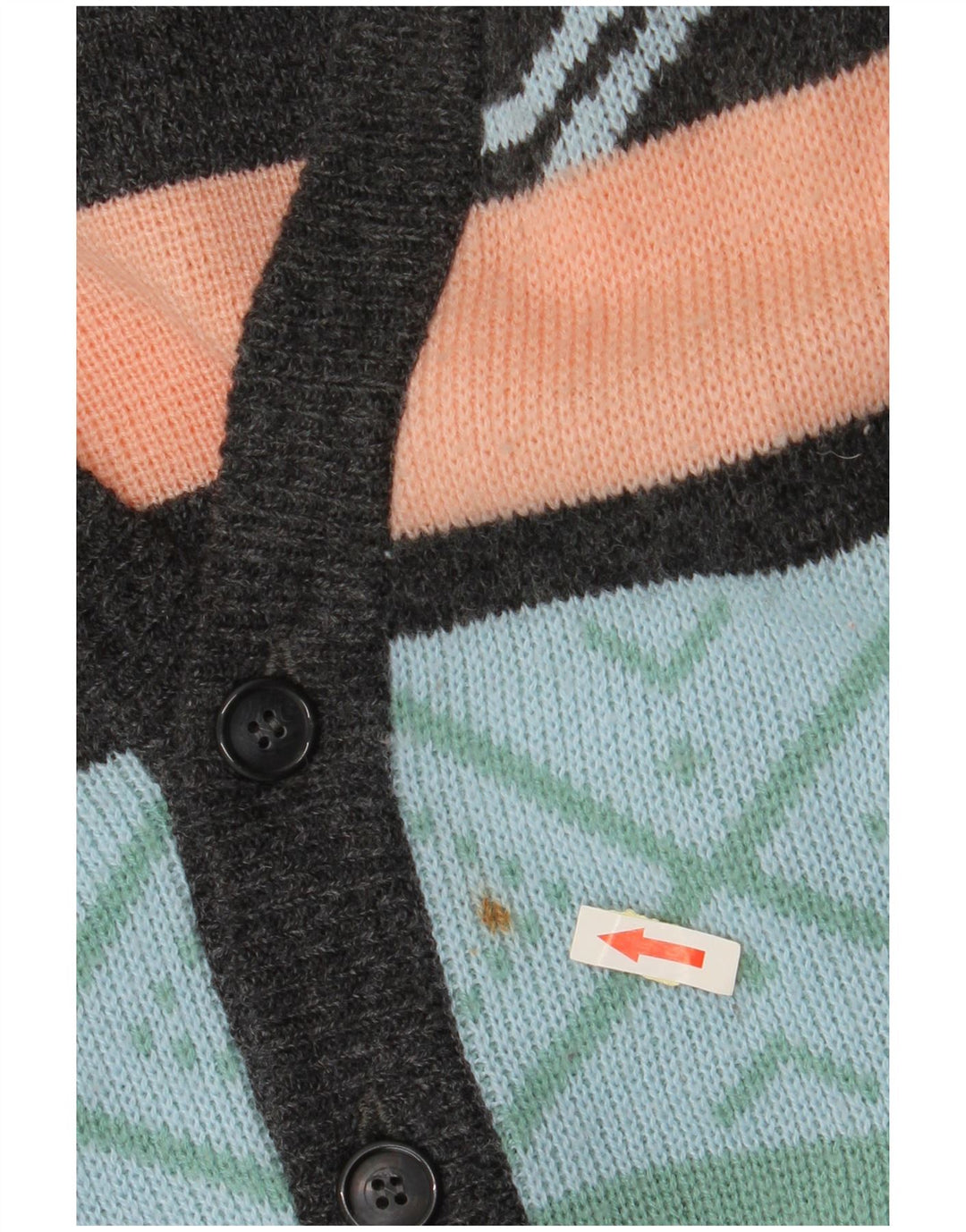 Мужской свитер-кардиган VINTAGE IT 52/54 Большой Разноцветный Жар-Айл