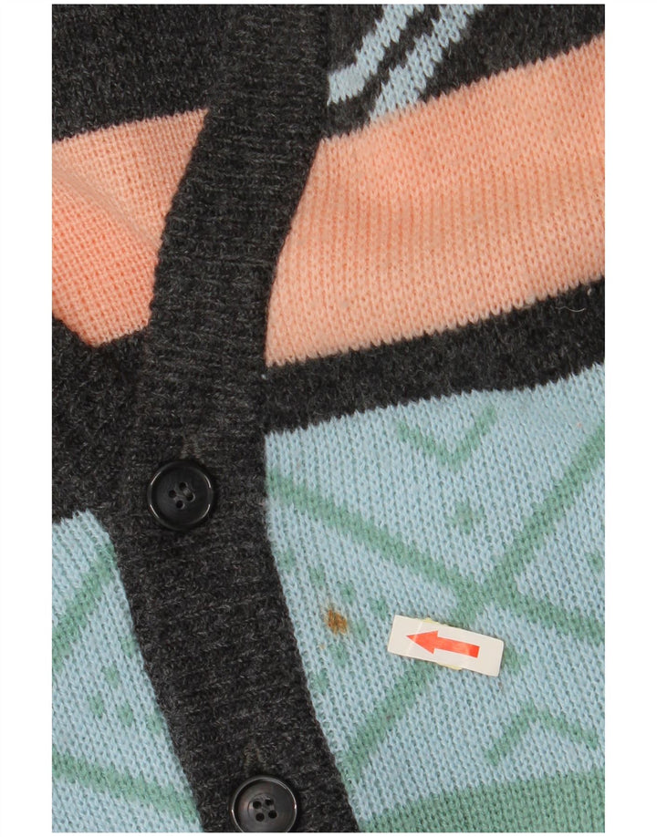 Мужской свитер-кардиган VINTAGE IT 52/54 Большой Разноцветный Жар-Айл