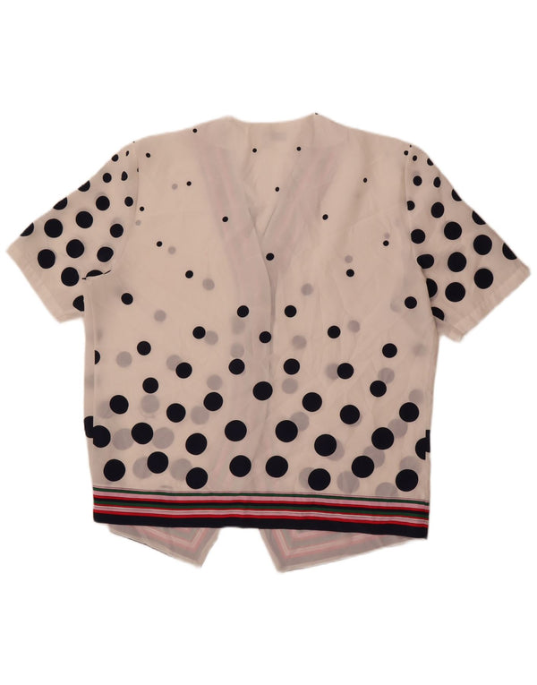 Женская рубашка-блузка Mario Pucci Cecconi IT 52 2XL Белый в горошек