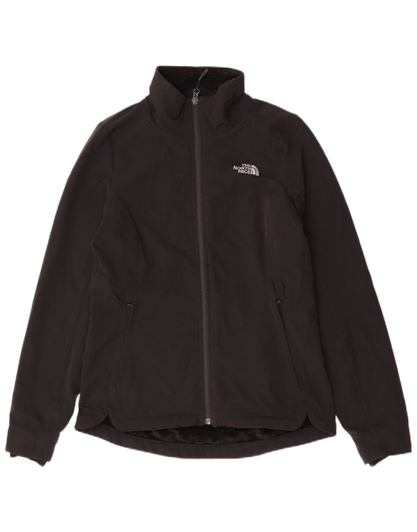 Женская ветровка The North Face из шерпа, Великобритания 10, маленькая, черный полиэстер