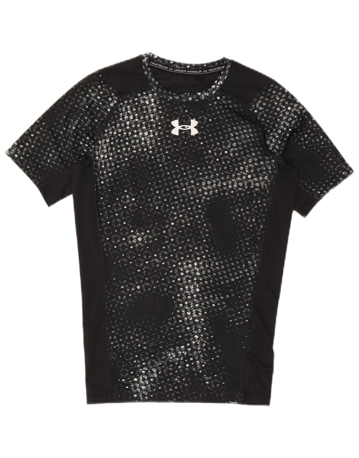 Женская футболка с рисунком Under Armour Top UK 12, средний черный полиэстер