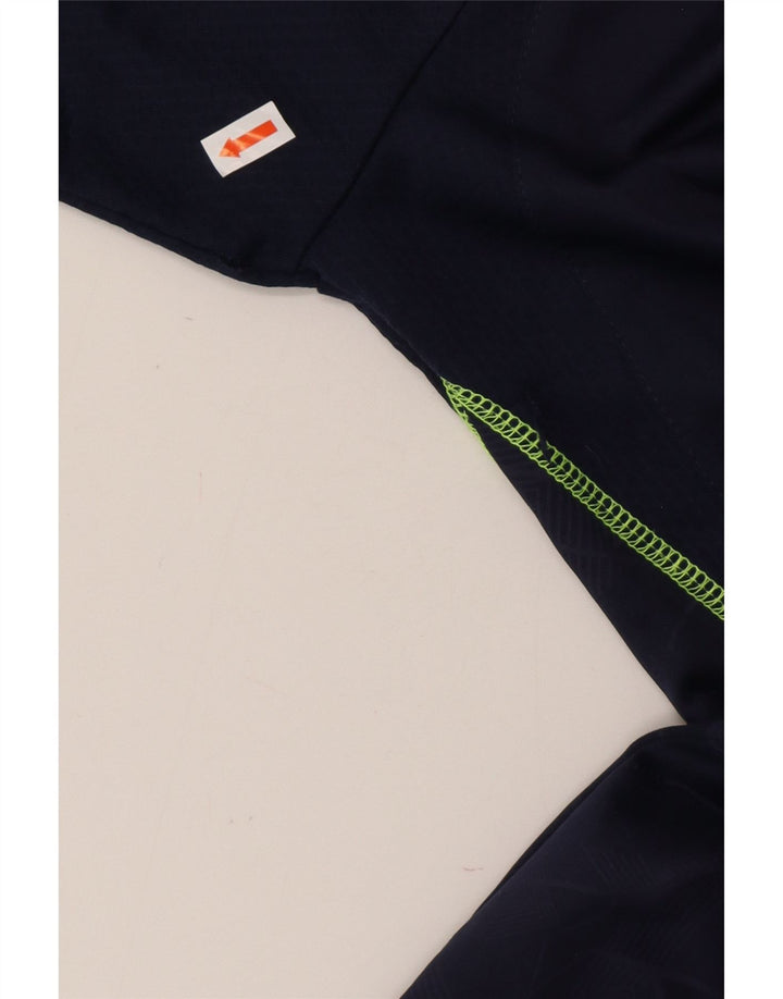 Женская футболка с рисунком PUMA, топ среднего размера, темно-синий, полиэстер