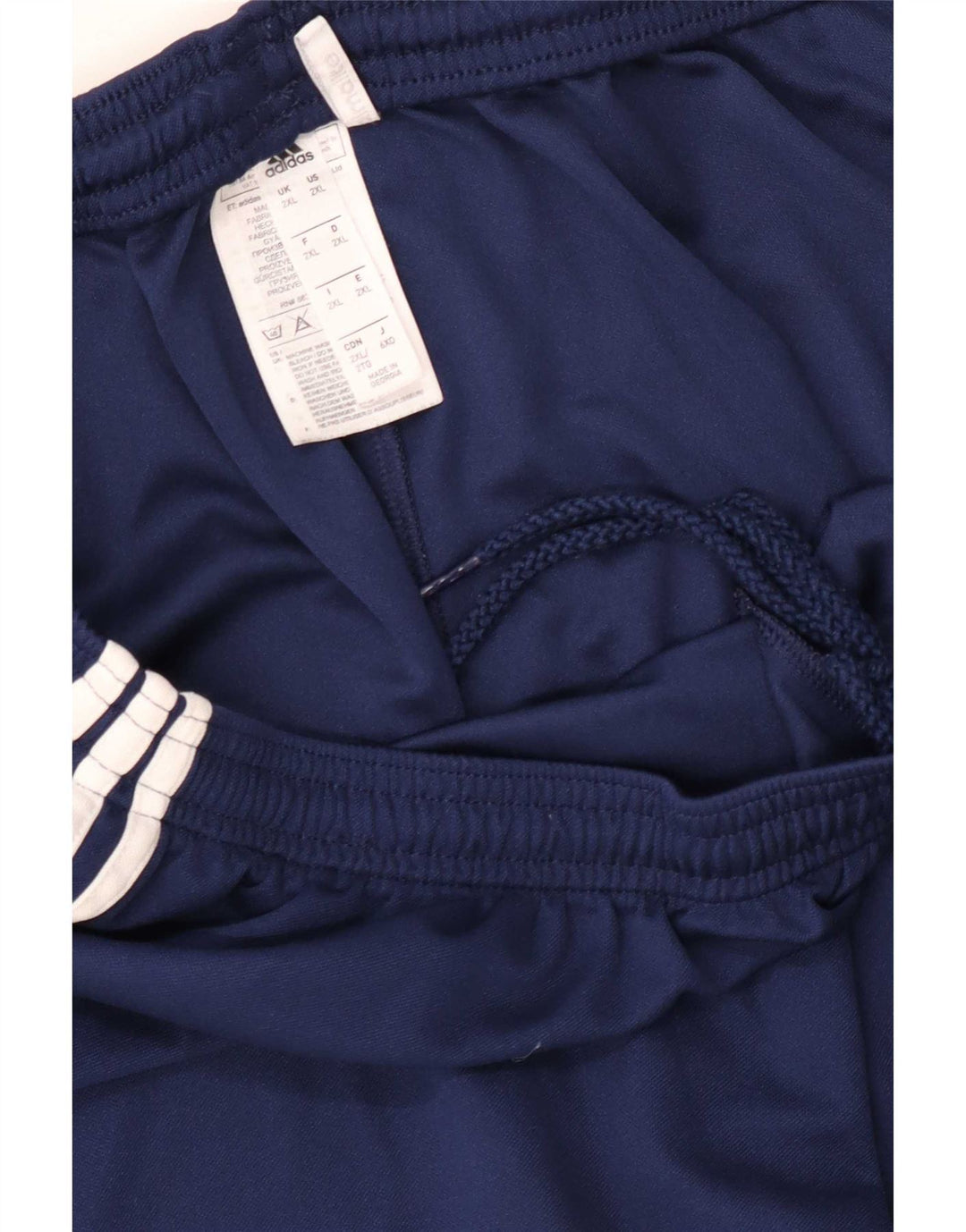 Мужские спортивные шорты Adidas Climalite 2XL темно-синие из полиэстера