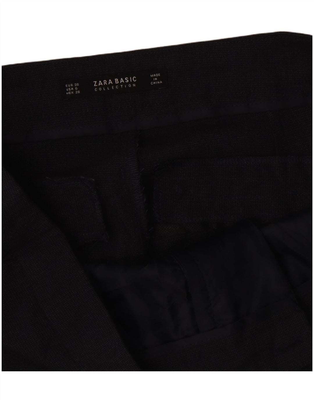 Женские узкие костюмные брюки Zara EU 38, маленькие W28 L27, серые