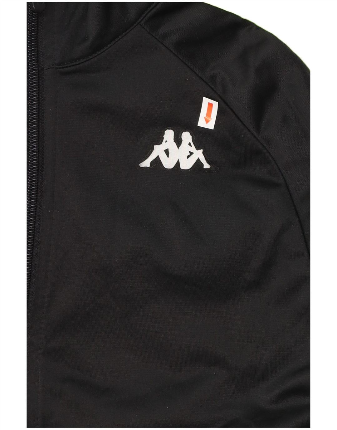 KAPPA Полный спортивный костюм с рисунком для мальчиков 15–16 лет, черный, полиэстер с цветными блоками