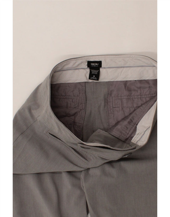 MOSSIMO Womens Stretch Straight Capri Trousers US 8 Medium W34 L24 Grey Vintage Mossimo and Second-Hand Mossimo from Messina Hembry 