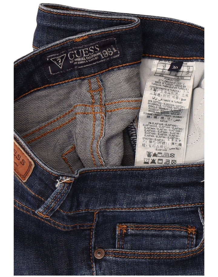 Женские прямые джинсы Guess Starlet W30 L32, синие, хлопок
