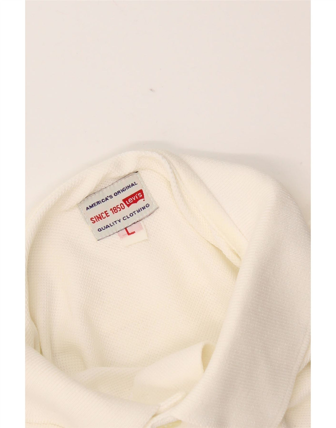 Мужская рубашка-поло Levi's, большая белая