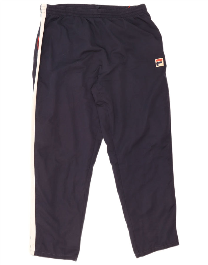 Fila Мужские спортивные брюки 2XL Темно-синие с цветными блоками