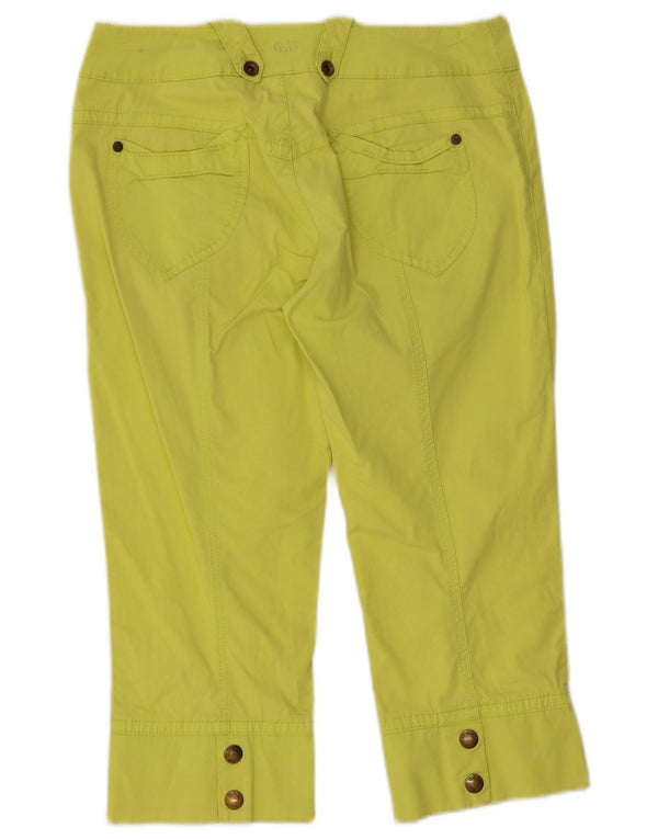 Женские прямые капри Gas W29 L20, зеленый хлопок