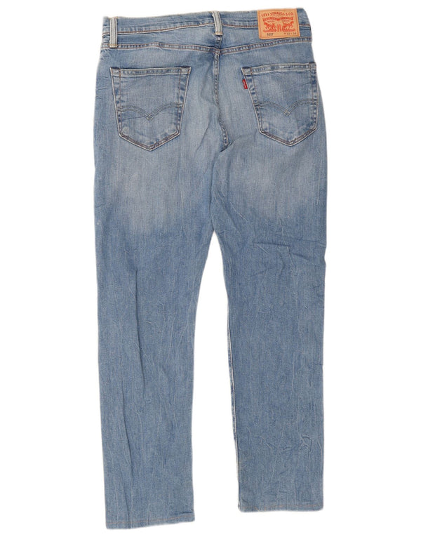 Мужские зауженные джинсы Levi's 522 W32 L34 синие, хлопок