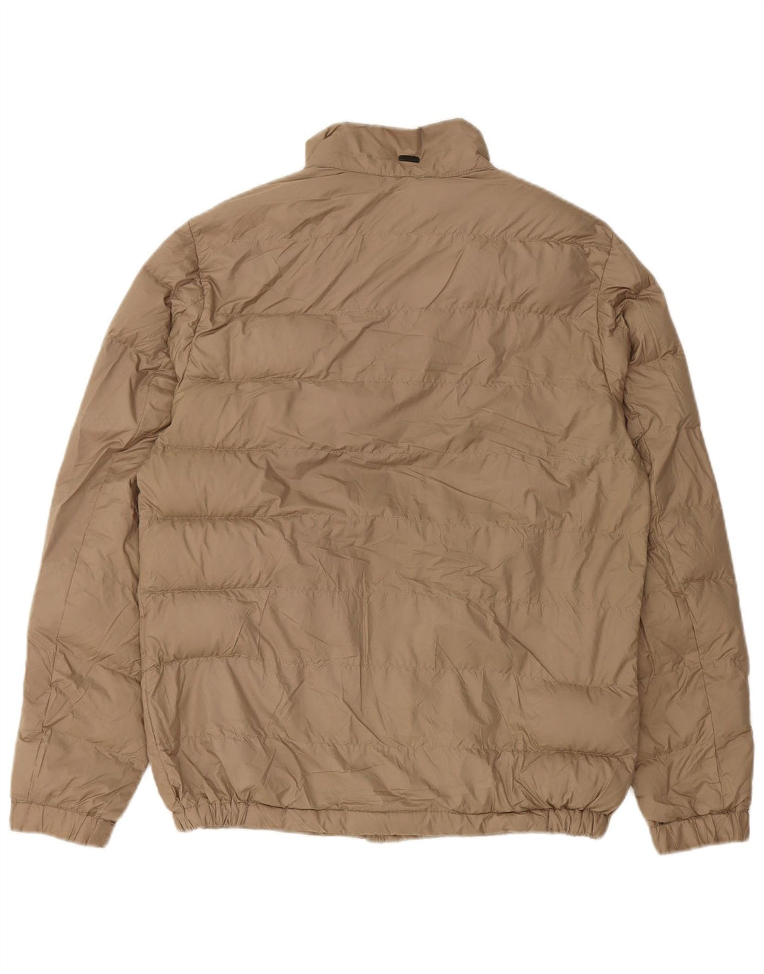 Мужская стеганая куртка Massimo Dutti UK 36, маленький бежевый полиэстер