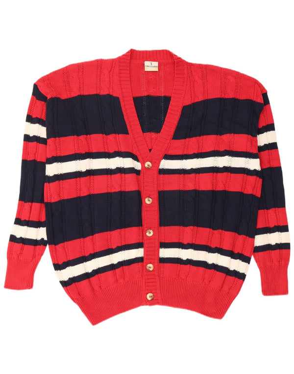 Мужской кардиган Trussardi IT 50 Medium Navy Blue Colorblock
