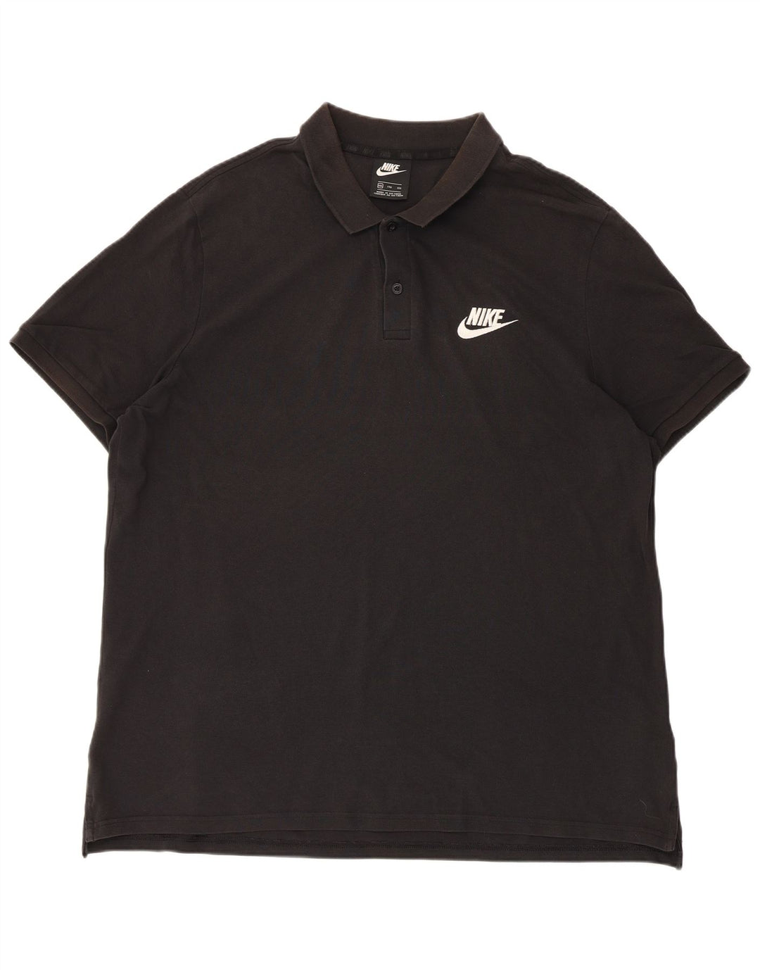 Мужская рубашка-поло Nike 2XL, черная, хлопок