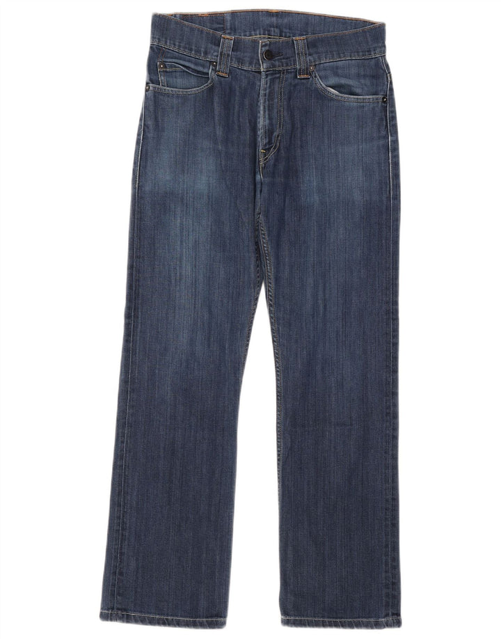Женские прямые джинсы Levi's 506 W30 L28 синие, хлопок