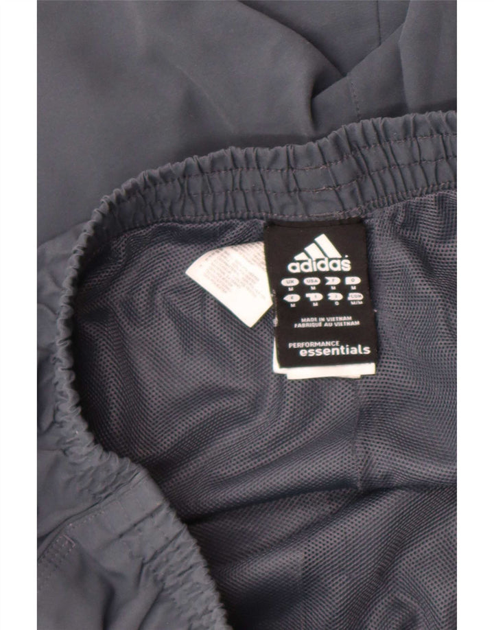 Мужские спортивные шорты Adidas Climalite среднего серого цвета из полиэстера