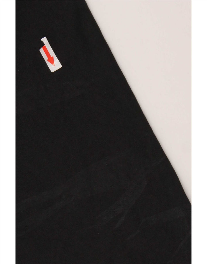 Мужская футболка с рисунком Adidas Top Medium Black Cotton