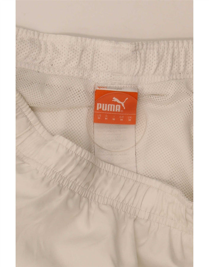Мужские спортивные шорты Puma средние белые