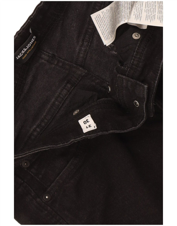 Мужские узкие джинсы Jack & Jones W31 L30, черный хлопок